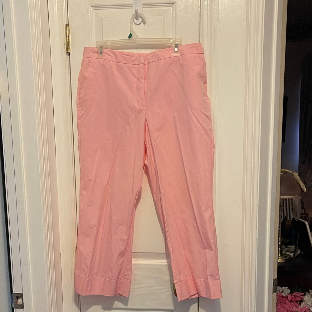 Pink Cropped Pants